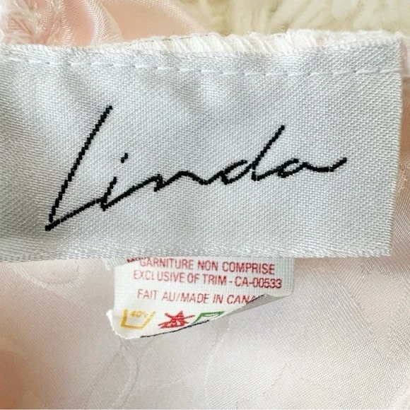 VTG La Vie En Rose Light Pink Satin Teddy Strappy
Bodysuit M Romantic Coquette - Picture 7 of 8